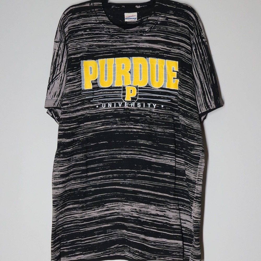 Vintage 80s 90s University of Purdue Boilermakers College T Shirt Size XL